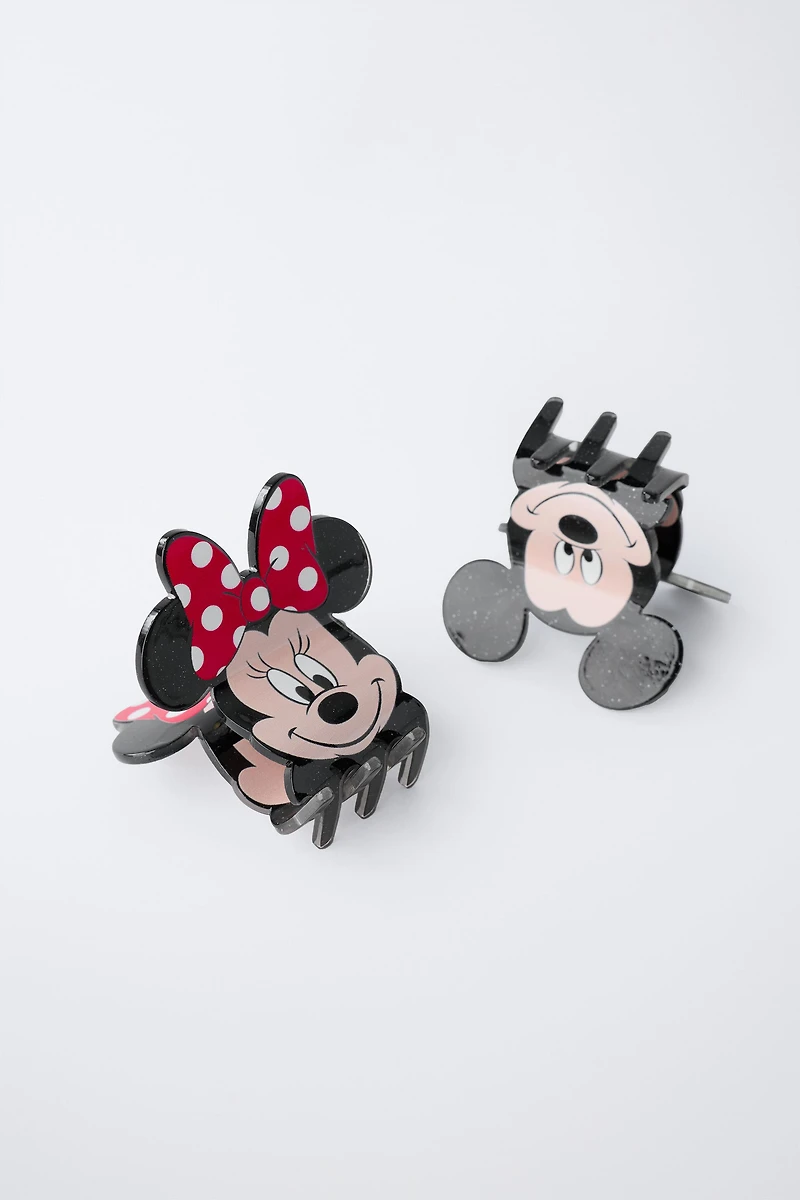 LOT DE DEUX PINCES MICKEY ET MINNIE MOUSE © DISNEY