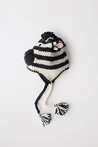 100% WOOL ZEBRA HAT LIMITED EDITION