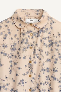 LIMITED EDITION CORDUROY FLORAL PRINT SHIRT