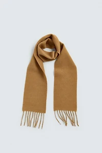 NARROW FRINGED SCARF