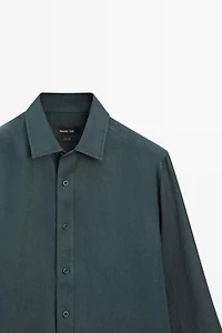Chemise slim 100 % lin