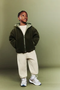 FLOCKED LOGO JOGGER PANTS