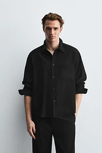 RELAXED FIT FLOWY SHIRT