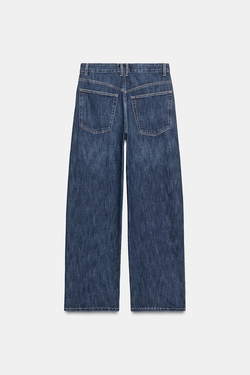 JEAN TRF BAGGY TAILLE NORMALE À BOUTONS