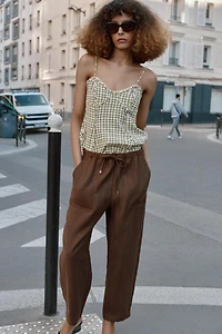 ELASTIC WAIST PANTS