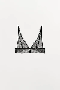 LACE TRIANGLE BRA