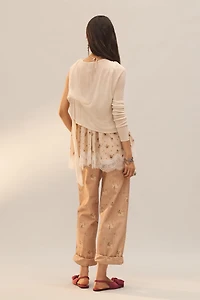 LIMITED EDITION FLORAL PRINT PANTS