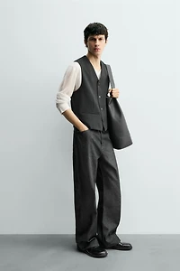 GILET STRUCTURÉ AVEC LAINE