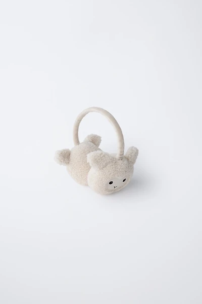 SHEEP FAUX SHEARLING EAR MUFFS