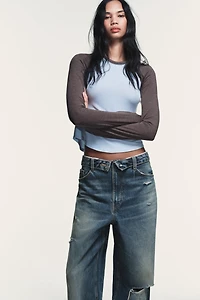 CONTRAST RAGLAN T-SHIRT