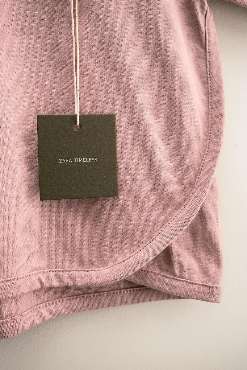 ZARA TIMELESS - PLAIN T-SHIRT WITH PIPING