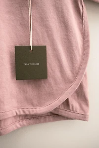 ZARA TIMELESS - PLAIN T-SHIRT WITH PIPING