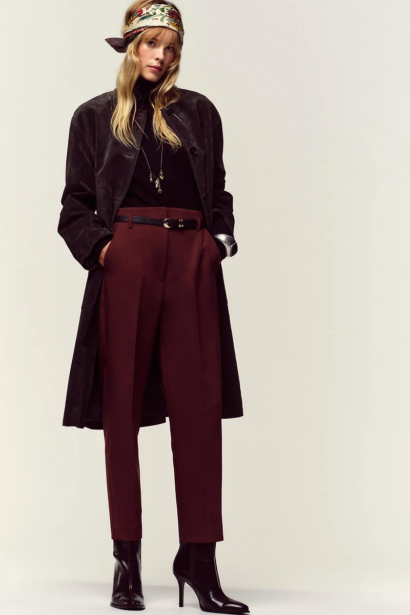 PANTALON TAILLE HAUTE CEINTURE