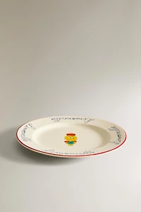 ASSIETTE ENFANT PORCELAINE X THE ANIMALS OBSERVATORY