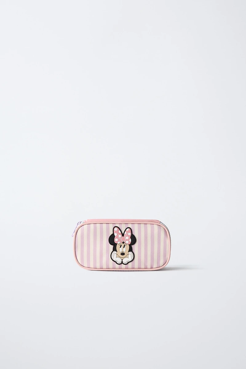 MINNIE MOUSE © DISNEY STRIPED PENCIL CASE