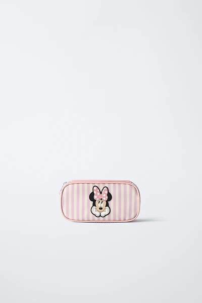 MINNIE MOUSE © DISNEY STRIPED PENCIL CASE