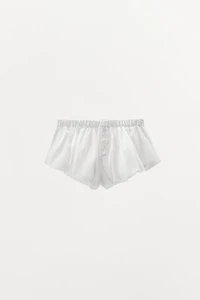 PUFF POPLIN SHORTS
