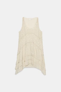 ZW COLLECTION JACQUARD MINI DRESS