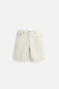 REGULAR FIT DENIM SHORTS