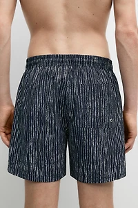 Printed swimming trunks