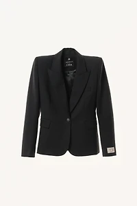 FITTED BLAZER WITH WOOL SHOULDER PADS WILLY CHAVARRIA X ZARA
