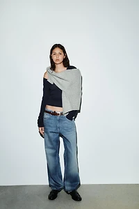 JEAN TRF BAGGY TAPERED TAILLE BASSE