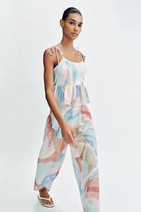 PRINTED STRAP TOP