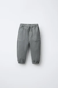 TWILL CARGO JOGGER PANTS