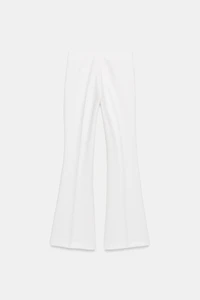 PANTALON FLARE À COUTURES LATÉRALES