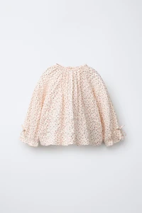 TEXTURED FLORAL SHIRT