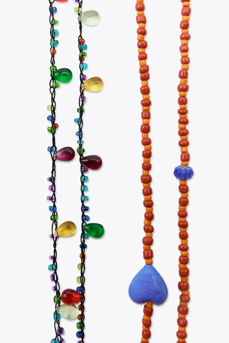 BEADED DOLL NECKLACES