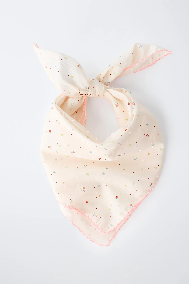 NEON FLORAL BANDANA