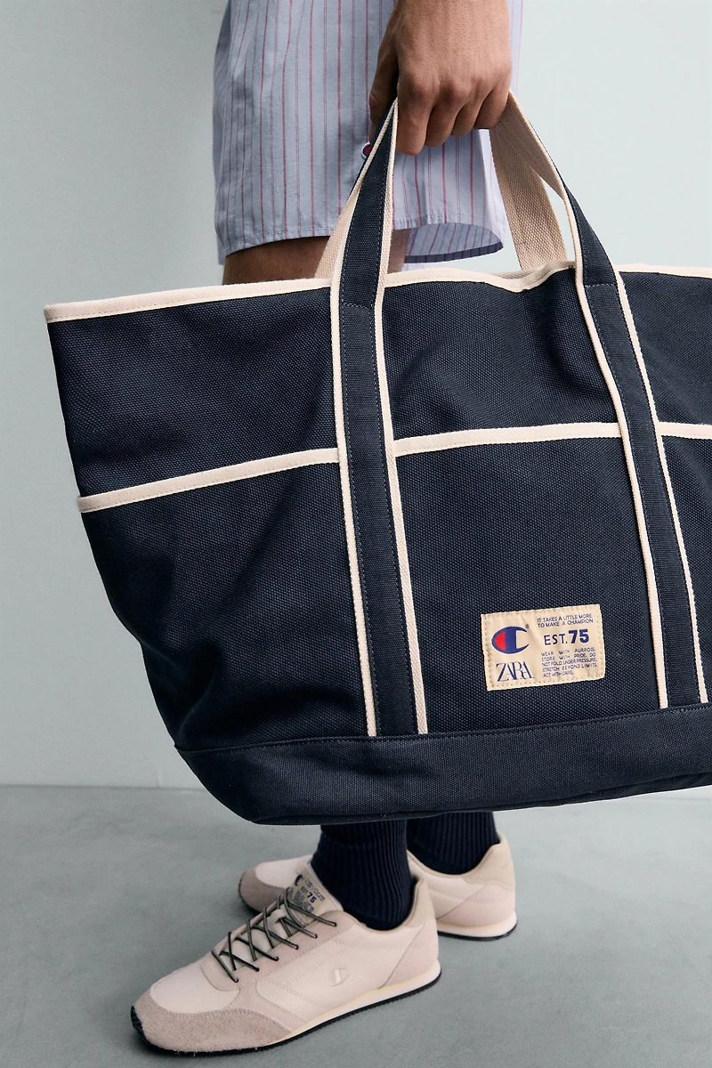 SAC SHOPPER EN TISSU CHAMPION ® X ZARA