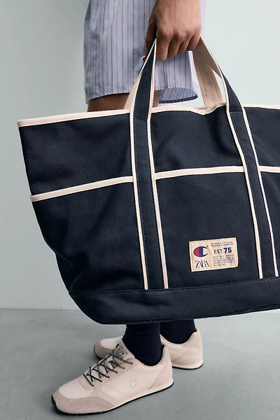 SAC SHOPPER EN TISSU CHAMPION ® X ZARA