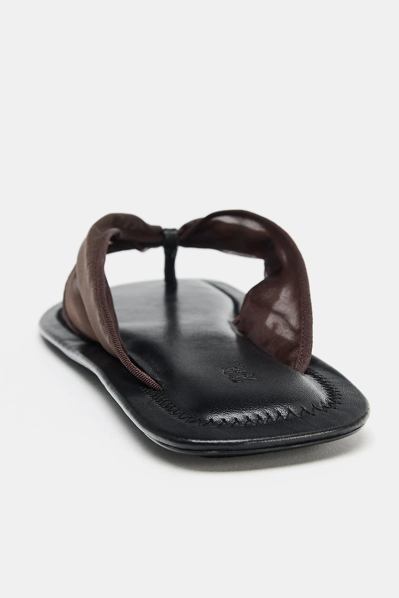 MESH FLAT SANDALS