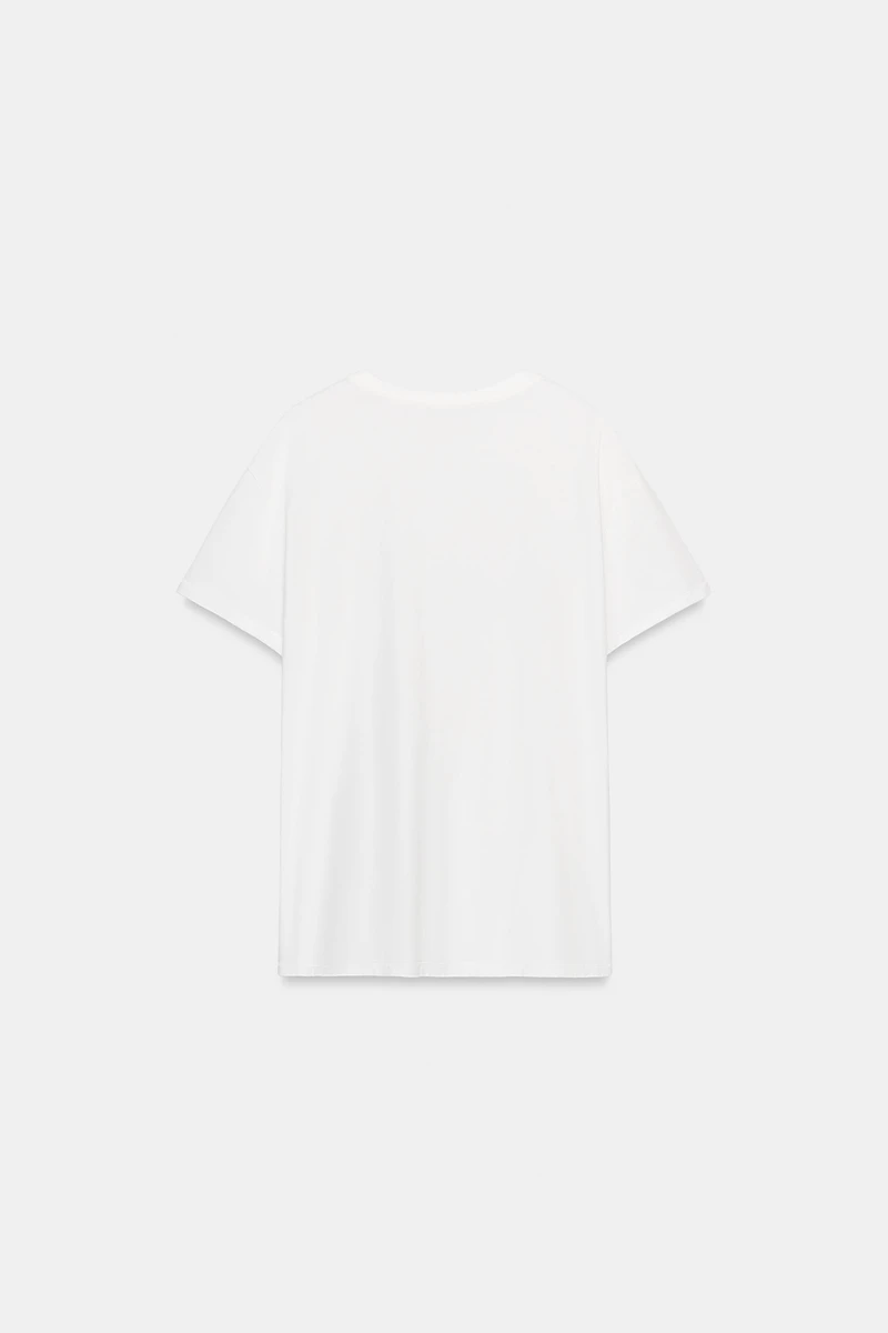 T-SHIRT OVERSIZE À POCHE