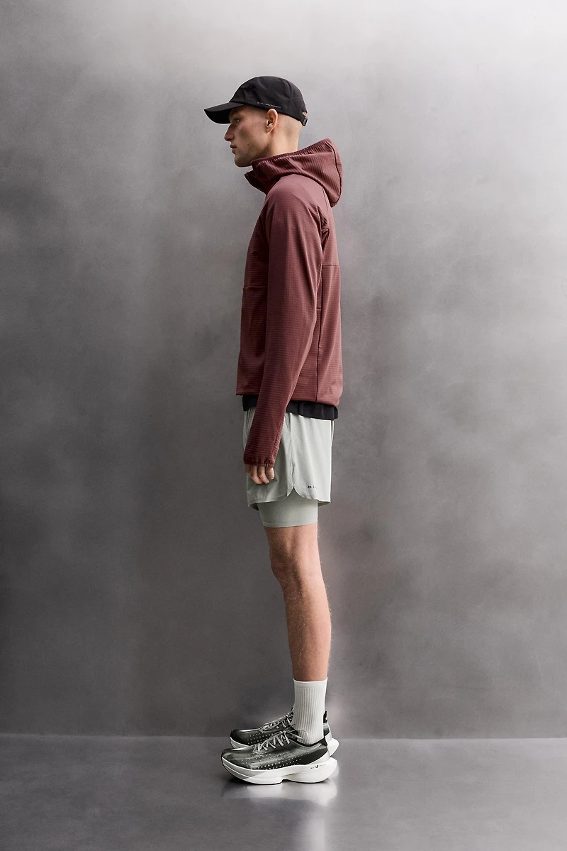TECHNICAL COMBINED FLEECE hoodie