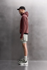 TECHNICAL COMBINED FLEECE hoodie