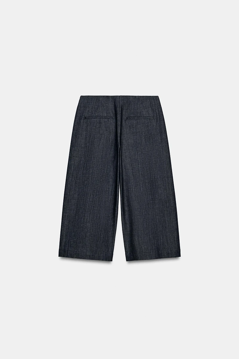 LONG BUTTON SHORTS