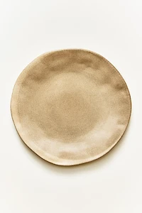 IRREGULAR STONEWARE DESSERT PLATE