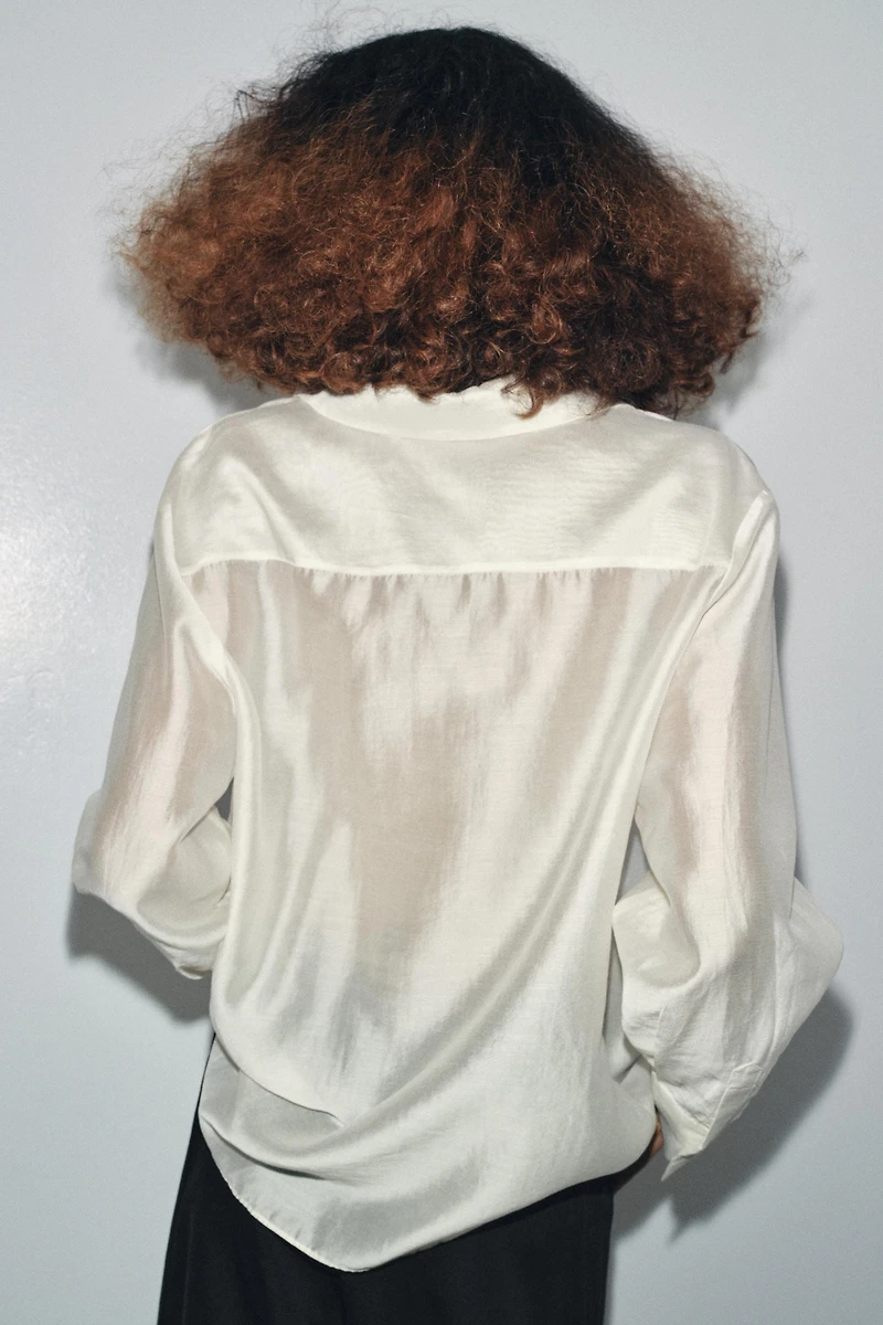 ZW COLLECTION EMBROIDERED POCKET SHIRT