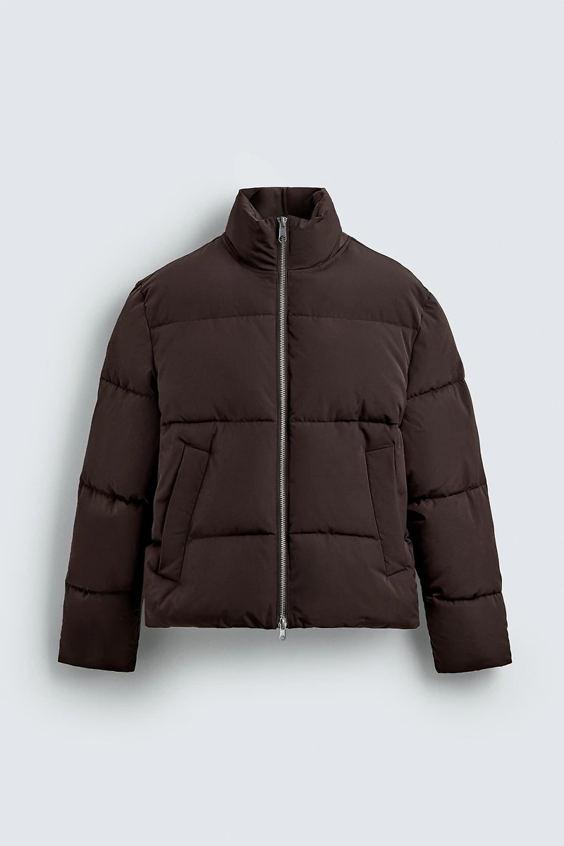 VESTE REMBOURRÉE BOXY FIT DÉPERLANTE