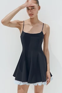 TRIM SHORT DRESS