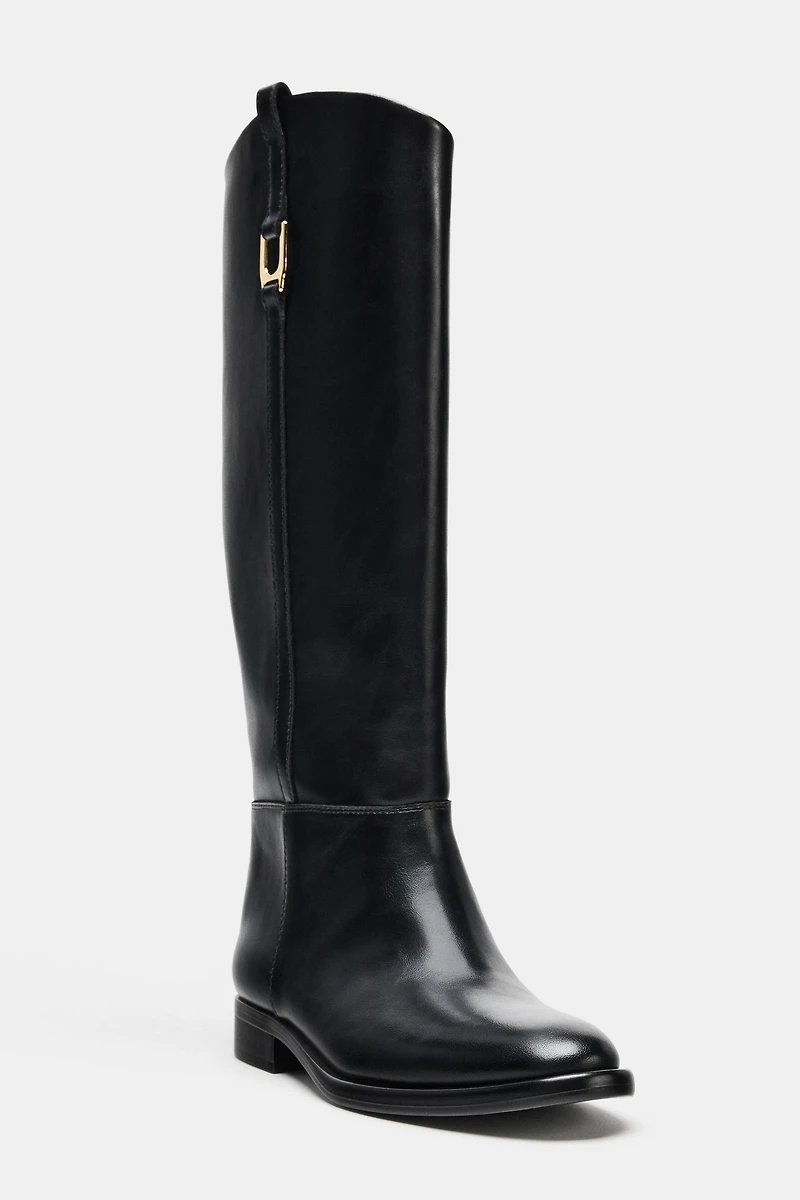 EQUESTRIAN FLAT BOOTS