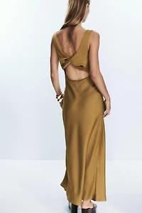 ROBE MIDI SATINÉE