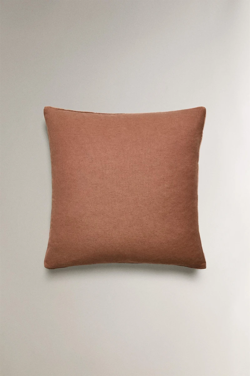 CHECK VELVET PILLOW SHAM FOR QUILT