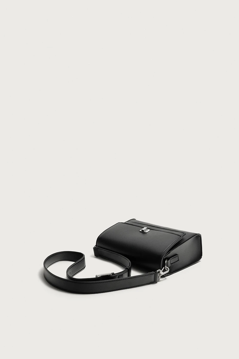 DOUBLE FLAP CROSSBODY BAG