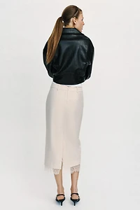LACE MIDI SKIRT