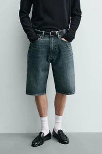 LOOSE FIT DENIM SHORTS