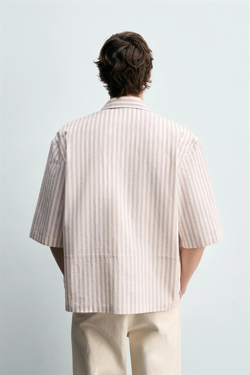 RELAXED FIT STRIPED SHIRT